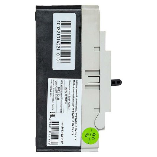 Выключатель автоматический 3п 32А 35кА AV POWER-1/3 TR AVERES EKF mccb-13-32-TR-av, изображение 6 • Купить по низкой цене в интернет-магазине СМЭК