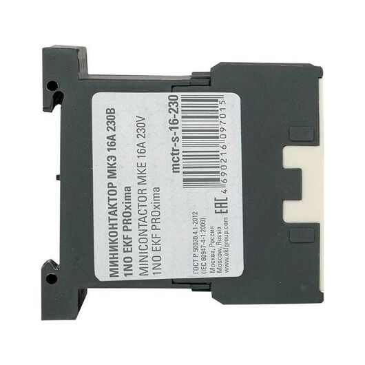 Миниконтактор МКЭ 16А 230В 1NO PROxima EKF Mctr-s-16-230 • Купить по низкой цене в интернет-магазине СМЭК