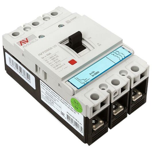 Выключатель автоматический 3п 16А 35кА AV POWER-1/3 TR AVERES EKF mccb-13-16-TR-av, изображение 6 • Купить по низкой цене в интернет-магазине СМЭК