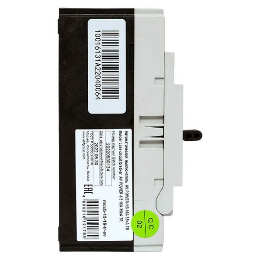 Выключатель автоматический 3п 16А 35кА AV POWER-1/3 TR AVERES EKF mccb-13-16-TR-av, изображение 5 • Купить по низкой цене в интернет-магазине СМЭК