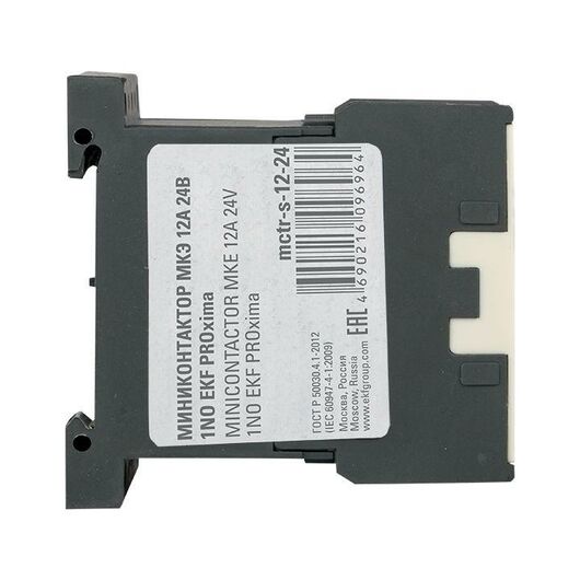 Миниконтактор МКЭ 12А 24В 1NO PROxima EKF Mctr-s-12-24 • Купить по низкой цене в интернет-магазине СМЭК