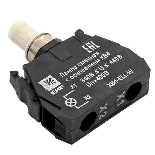 Лампа сменная с основанием XB4 бел. 400В PROxima EKF XB4-ELL-W, изображение 8 • Купить по низкой цене в интернет-магазине СМЭК