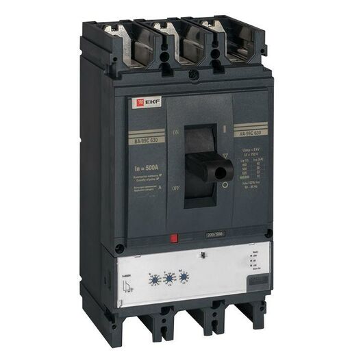 Выключатель автоматический 3п 630/500А 45кА ВА-99C Compact NS PROxima EKF mccb99C-630-500, изображение 5 • Купить по низкой цене в интернет-магазине СМЭК