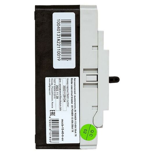 Выключатель автоматический 3п 40А 35кА AV POWER-1/3 TR AVERES EKF mccb-13-40-TR-av, изображение 8 • Купить по низкой цене в интернет-магазине СМЭК