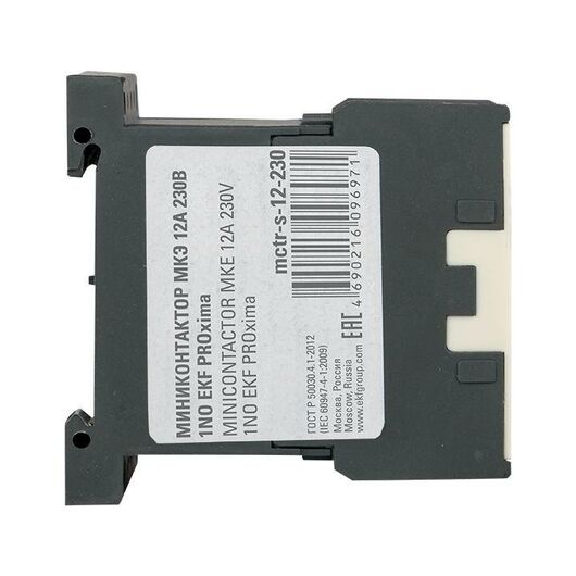 Миниконтактор МКЭ 12А 230В 1NO PROxima EKF Mctr-s-12-230 • Купить по низкой цене в интернет-магазине СМЭК