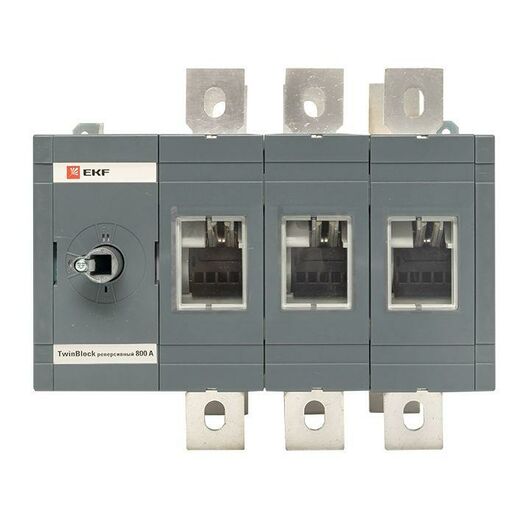 Рубильник 3п 630А реверсивный без рукоятки управления TwinBlock EKF tb-s-630-3p-rev, изображение 4 • Купить по низкой цене в интернет-магазине СМЭК