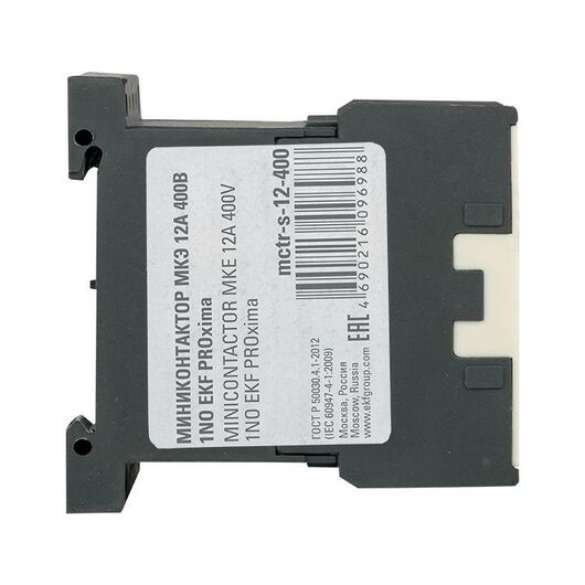 Миниконтактор МКЭ 12А 400В 1NO PROxima EKF Mctr-s-12-400 • Купить по низкой цене в интернет-магазине СМЭК