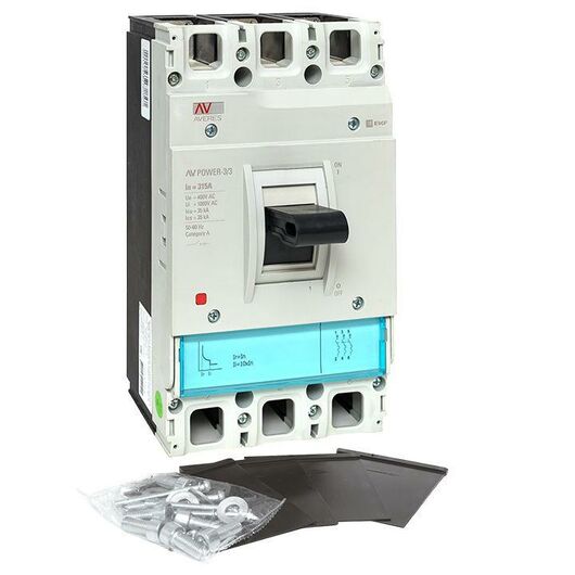 Выключатель автоматический 3п 315А 35кА AV POWER-3/3 TR AVERES EKF mccb-33-315-TR-av, изображение 6 • Купить по низкой цене в интернет-магазине СМЭК