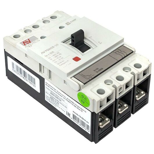 Выключатель автоматический 3п 32А 35кА AV POWER-1/3 TR AVERES EKF mccb-13-32-TR-av, изображение 8 • Купить по низкой цене в интернет-магазине СМЭК