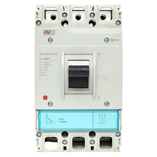 Выключатель автоматический 3п 500А 35кА AV POWER-3/3 TR AVERES EKF mccb-33-500-TR-av, изображение 8 • Купить по низкой цене в интернет-магазине СМЭК
