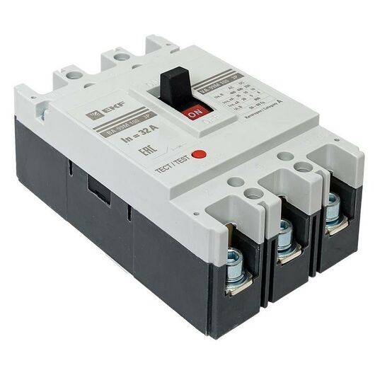 Выключатель автоматический 3п 100/32А 35кА ВА-99М PROxima EKF mccb99-100-32m, изображение 9 • Купить по низкой цене в интернет-магазине СМЭК