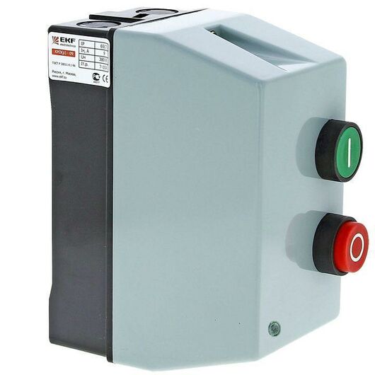 Пускатель магнитный КМЭ 12А 400В с РТЭ и индикатором PROxima в корп. IP65 EKF ctrp-r-12-400v-led • Купить по низкой цене в интернет-магазине СМЭК