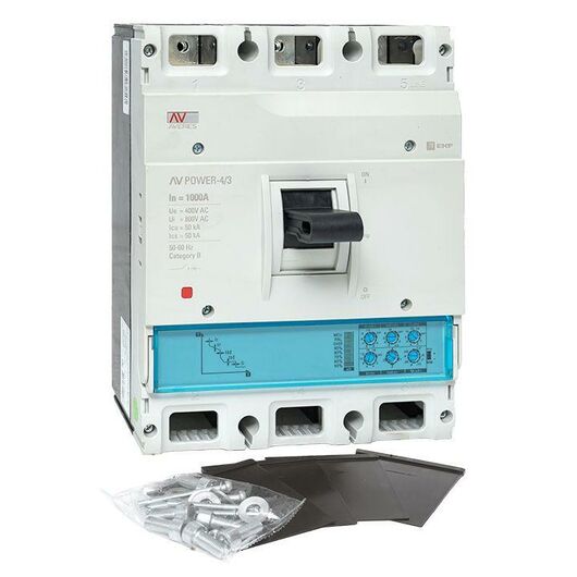 Выключатель автоматический 3п 1000А 50кА AV POWER-4/3 ETU2.0 AVERES EKF mccb-43-1000-2.0-av, изображение 9 • Купить по низкой цене в интернет-магазине СМЭК