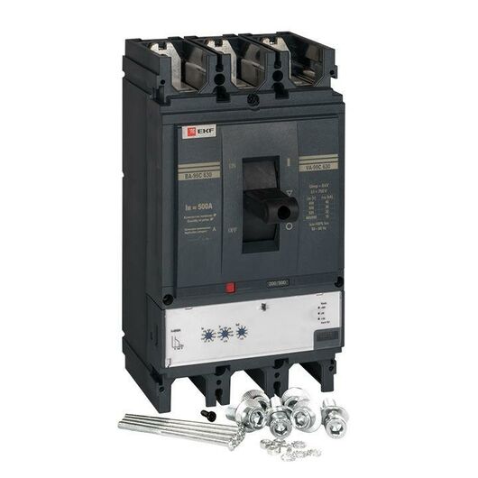 Выключатель автоматический 3п 630/500А 45кА ВА-99C Compact NS PROxima EKF mccb99C-630-500, изображение 7 • Купить по низкой цене в интернет-магазине СМЭК