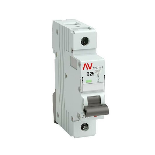 Выключатель автоматический модульный 1п B 25А 10кА AV-10 AVERES EKF mcb10-1-25B-av, изображение 2 • Купить по низкой цене в интернет-магазине СМЭК