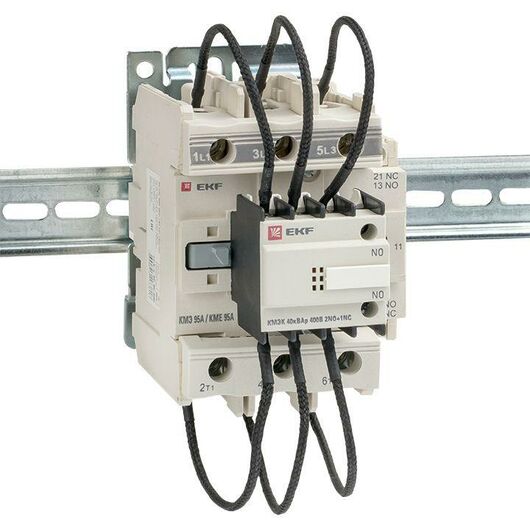 Контактор для конденсатора КМЭК 40квар 400В 2NО+1NC PROxima EKF ctrk-s-95-40-400 • Купить по низкой цене в интернет-магазине СМЭК