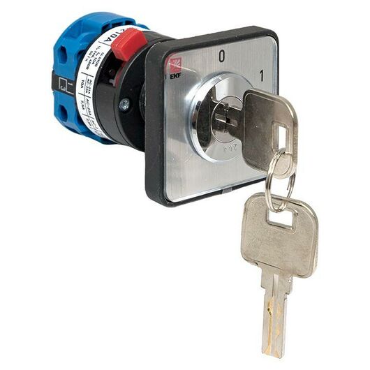 Переключатель кулачковый ПК-1-112 2п 10А "0-1" с ключом EKF pk-1-112-10, изображение 7 • Купить по низкой цене в интернет-магазине СМЭК