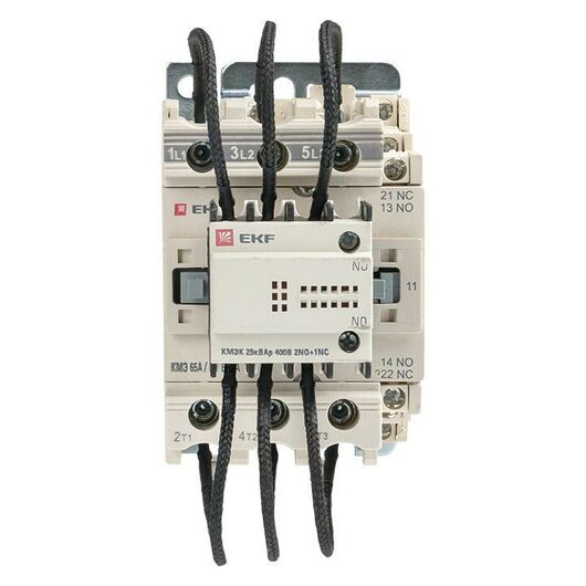 Контактор для конденсатора КМЭК 25квар 400В 2NО+1NC PROxima EKF ctrk-s-63-25-400, изображение 3 • Купить по низкой цене в интернет-магазине СМЭК