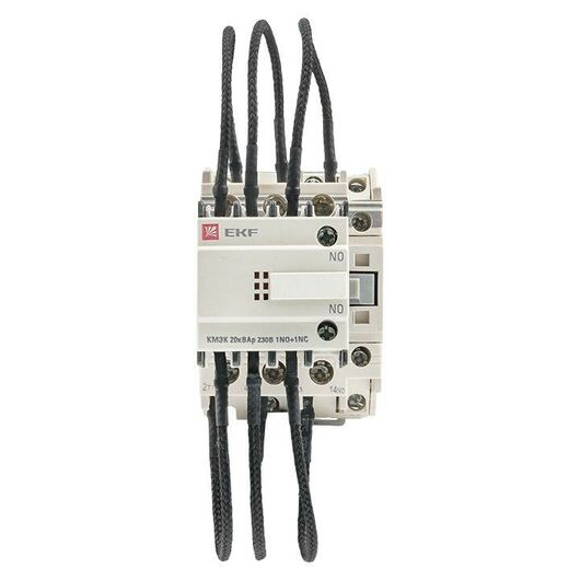 Контактор для конденсатора КМЭК 20квар 230В 2NО+1NC PROxima EKF ctrk-s-43-20-230, изображение 3 • Купить по низкой цене в интернет-магазине СМЭК