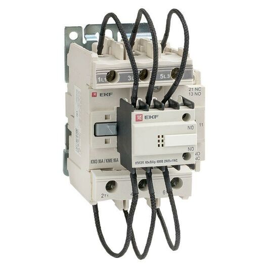 Контактор для конденсатора КМЭК 40квар 400В 2NО+1NC PROxima EKF ctrk-s-95-40-400, изображение 3 • Купить по низкой цене в интернет-магазине СМЭК