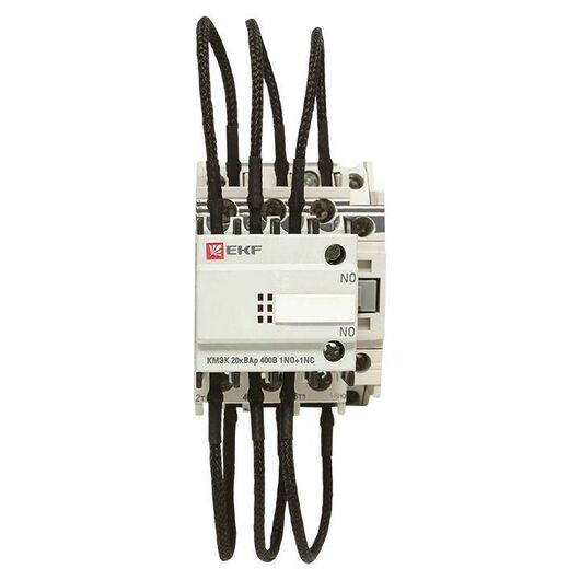 Контактор для конденсатора КМЭК 20квар 400В 2NО+1NC PROxima EKF ctrk-s-43-20-400, изображение 4 • Купить по низкой цене в интернет-магазине СМЭК