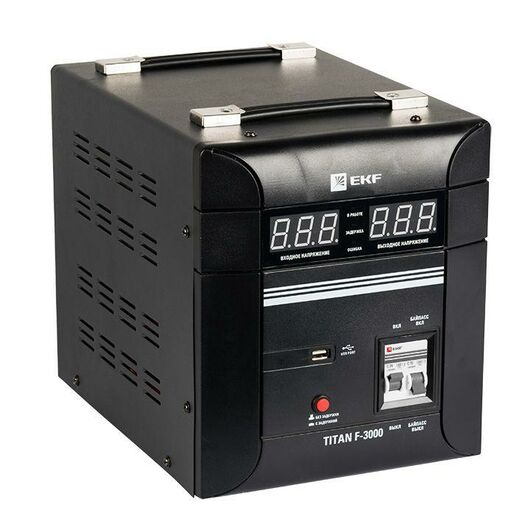 Стабилизатор напряжения напольный 3кВт PROxima EKF stab-f-3000, изображение 3 • Купить по низкой цене в интернет-магазине СМЭК