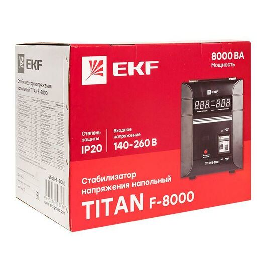 Стабилизатор напряжения напольный 8кВт PROxima EKF stab-f-8000, изображение 5 • Купить по низкой цене в интернет-магазине СМЭК