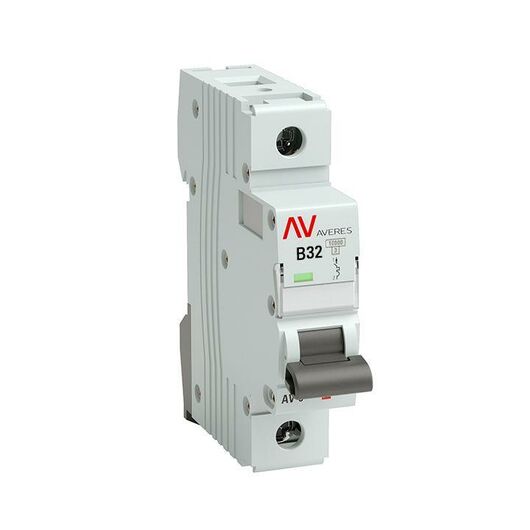 Выключатель автоматический модульный 1п B 32А 10кА AV-10 AVERES EKF mcb10-1-32B-av • Купить по низкой цене в интернет-магазине СМЭК