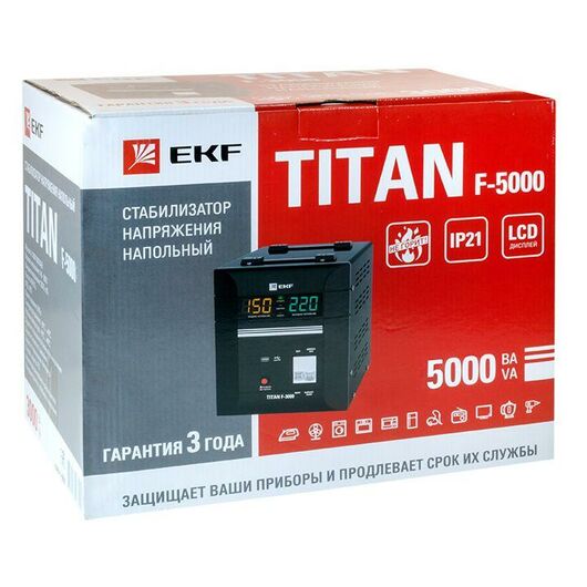 Стабилизатор напряжения напольный 5кВт PROxima EKF stab-f-5000 • Купить по низкой цене в интернет-магазине СМЭК