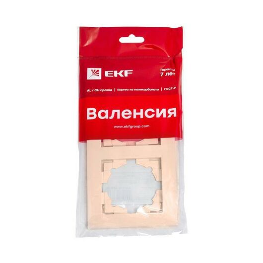 Рамка 2-м Валенсия крем. PROxima EKF EWM-G-302-20, изображение 4 • Купить по низкой цене в интернет-магазине СМЭК