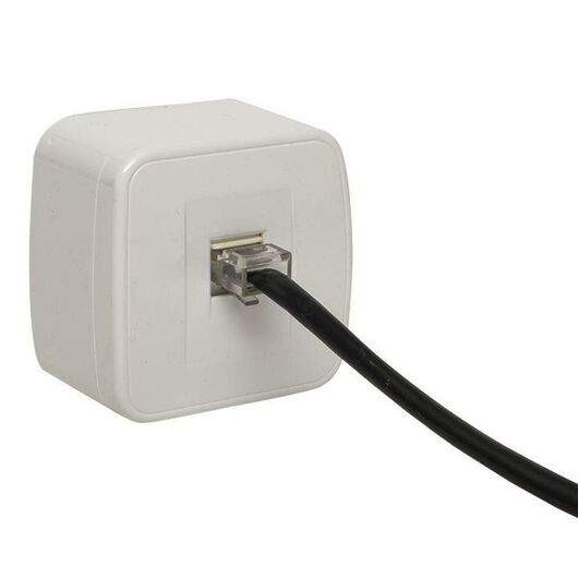 Розетка компьютерная 1-м ОП Минск RJ45 1А 120В бел. Basic EKF EGK01-035-10, изображение 6 • Купить по низкой цене в интернет-магазине СМЭК