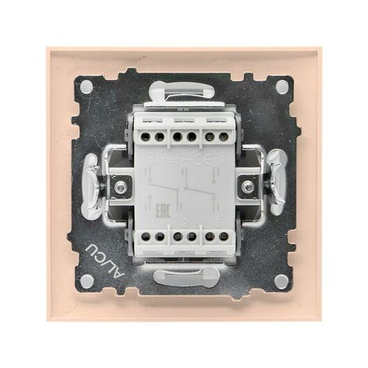 Переключатель проходной 2-кл. СП Валенсия 10А IP20 крем. PROxima EKF EWV10-027-20, изображение 5 • Купить по низкой цене в интернет-магазине СМЭК