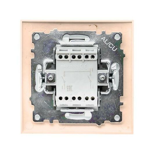 Выключатель 2-кл. СП Валенсия 10А IP20 крем. PROxima EKF EWV10-023-20, изображение 3 • Купить по низкой цене в интернет-магазине СМЭК