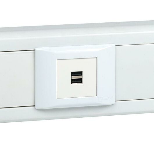 Розетка USB сила тока 2.1А (2 гнезда) без индикатора EKF E2MR2-20USB-10, изображение 6 • Купить по низкой цене в интернет-магазине СМЭК