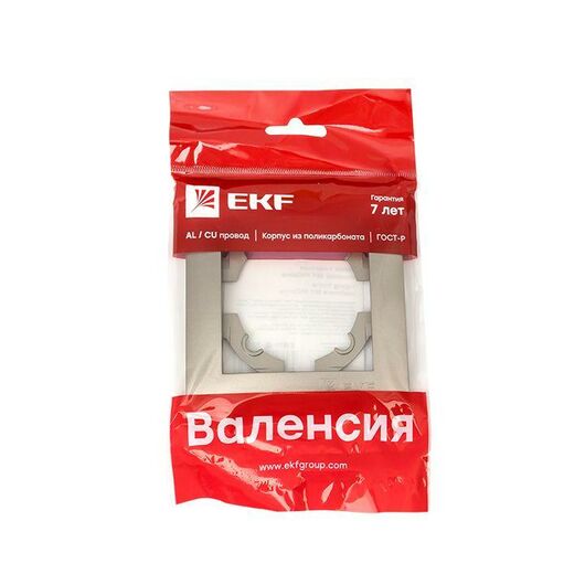 Рамка 1-м Валенсия кашемир EKF EWM-G-301-40, изображение 3 • Купить по низкой цене в интернет-магазине СМЭК