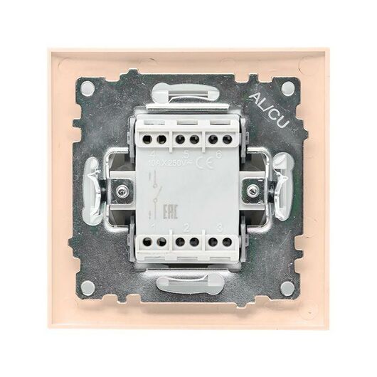 Выключатель 1-кл. СП Валенсия 10А IP20 крем. PROxima EKF EWV10-021-20 • Купить по низкой цене в интернет-магазине СМЭК