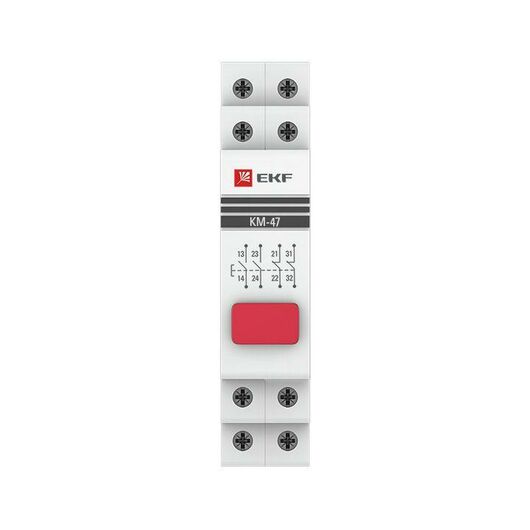 Кнопка модульная КМ-47 красная EKF mdb-47-red-pro, изображение 4 • Купить по низкой цене в интернет-магазине СМЭК