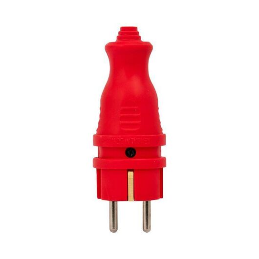 Вилка прямая 16А 2P+PE 230В IP44 каучук. красн. PROxima EKF RPS-011-16-230-44-rr, изображение 4 • Купить по низкой цене в интернет-магазине СМЭК