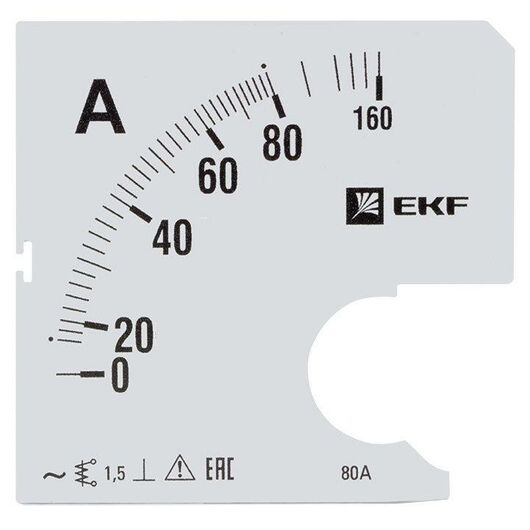 Шкала сменная для A961 80/5А-1.5 PROxima EKF s-a961-80 • Купить по низкой цене в интернет-магазине СМЭК