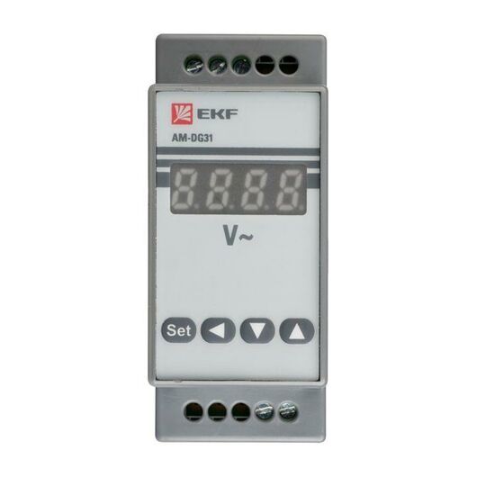 Вольтметр цифровой VD-G31 на DIN-рейку однофазный EKF vd-g31 • Купить по низкой цене в интернет-магазине СМЭК