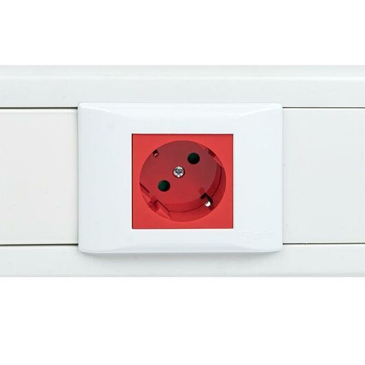Розетка 45х45 PRO 45град. с заземл. красн. EKF E6MR16-028-70-45, изображение 7 • Купить по низкой цене в интернет-магазине СМЭК