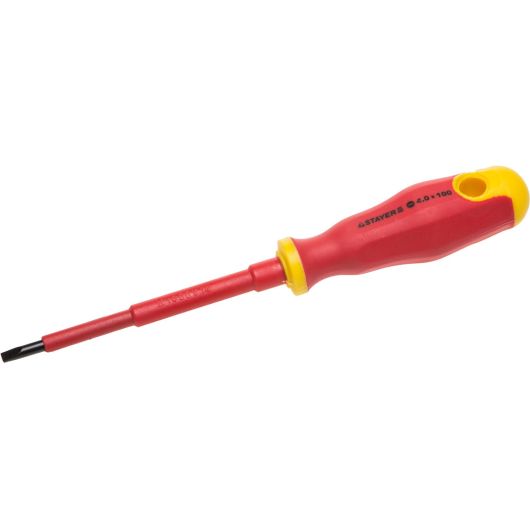 Диэлектрическая отвертка STAYER Electro SL6.5х150 мм 25141-06-15 • Купить по низкой цене в интернет-магазине СМЭК