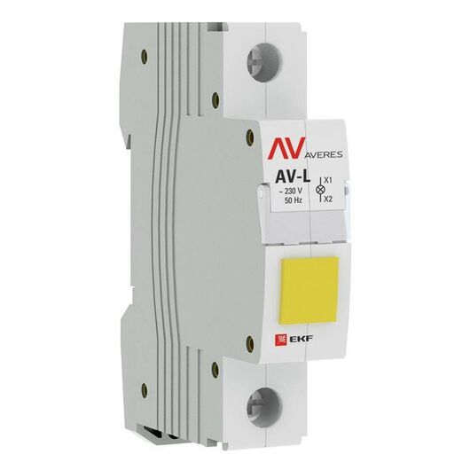 Лампа сигнальная AV-L желт. AVERES EKF av-l-yellow-averes, изображение 3 • Купить по низкой цене в интернет-магазине СМЭК