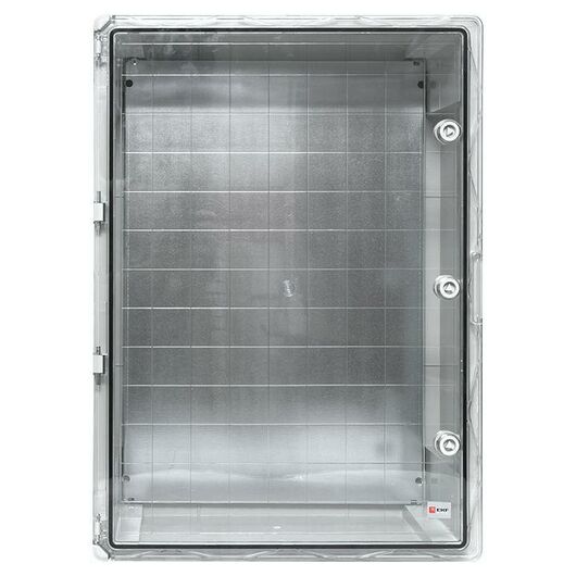 Бокс пластиковый с монтажной платой 700х500х250 IP65 прозр. дверь PROxima EKF PBT65MP009, изображение 12 • Купить по низкой цене в интернет-магазине СМЭК