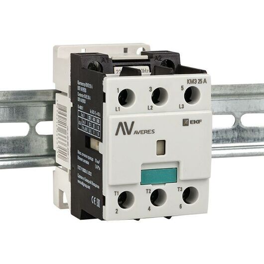 Контактор КМЭ 25А 400В АС AVERES EKF ctr-s-25-00-400-av, изображение 7 • Купить по низкой цене в интернет-магазине СМЭК