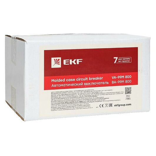 Выключатель автоматический 3п 800/630А 35кА ВА-99М PROxima EKF mccb99-800-630m, изображение 9 • Купить по низкой цене в интернет-магазине СМЭК