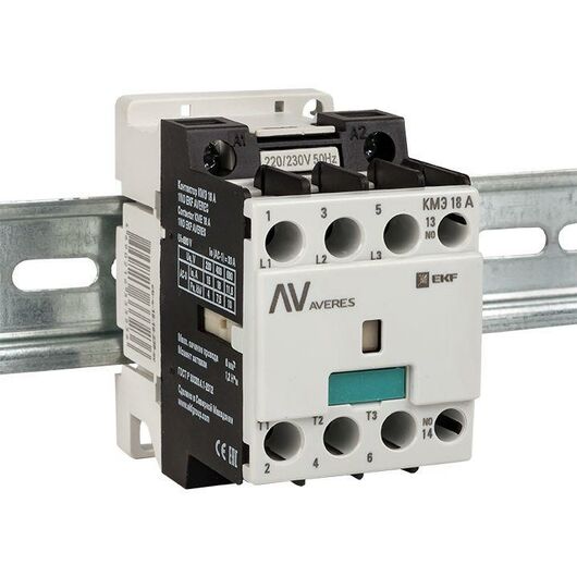 Контактор КМЭ 22А 1NC 400В АС AVERES EKF ctr-s-22-01-400-av, изображение 3 • Купить по низкой цене в интернет-магазине СМЭК