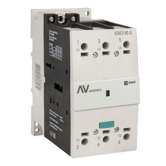 Контактор КМЭ 90А 400В АС AVERES EKF ctr-s-90-00-400-av, изображение 7 • Купить по низкой цене в интернет-магазине СМЭК