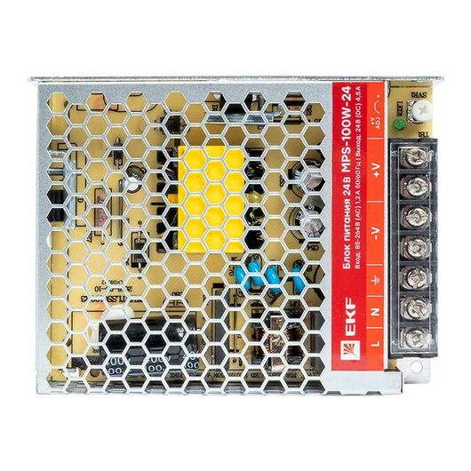 Блок питания 24В MPS-100W-24 PROxima EKF mps-100w-24, изображение 4 • Купить по низкой цене в интернет-магазине СМЭК