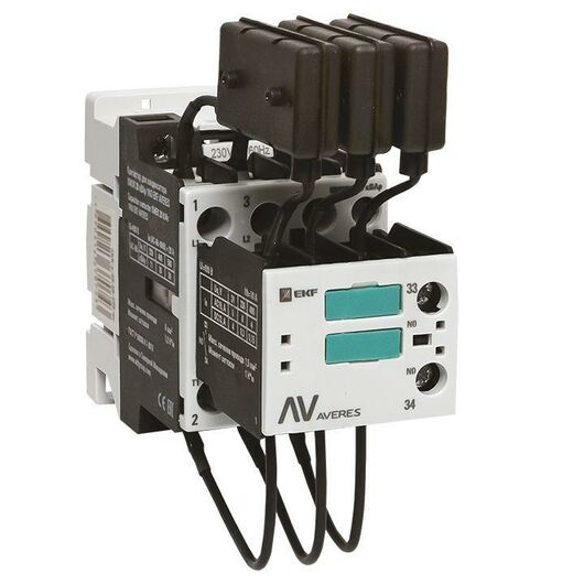 Контактор для конденсатора КМЭК 20квар 230В 1NО AVERES EKF ctrk-s-29-20-230-av, изображение 9 • Купить по низкой цене в интернет-магазине СМЭК